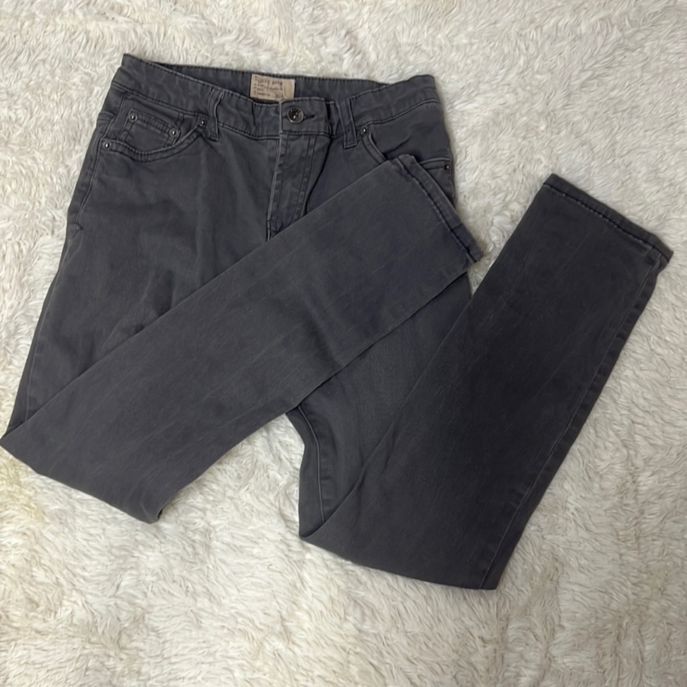 Girls Lucky Brand Gray Jeans - 14 - B